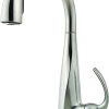 Pfister Neera Commercial Culinary Kitchen Faucet with Pull Down Sprayer, Single Handle, High Arc, Matte Black Finish, LG529NECB 3