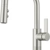 Montay 1-Handle Pull-Down Kitchen Faucet in Stainless Steel
