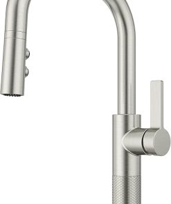 Montay 1-Handle Pull-Down Kitchen Faucet in Stainless Steel