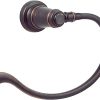 Pfister Ashfield Towel Ring, Hand Towel Holder for Bathroom, Wall-Mounted, Screw-In, Tuscan Bronze Finish, BRBYP0Y