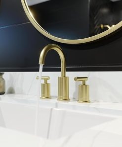 Pfister LG49-NCP Contempra 1.2 GPM Widespread Bathroom Faucet with Pforever Seal, Pfast Connect, and Push and Seal Technologies – Includes Pop-Up Drain Assembly – Polished Chrome 2
