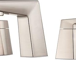 Pfister LG49LPMK Arkitek 2-Handle 8 Inch Widespread Bathroom Faucet in Brushed Nickel, Water-Efficient Model