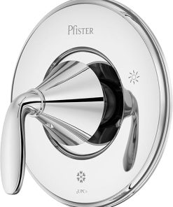 Pfister R89-1WF Winfield Pressure Balanced Valve Trim Only with Single Lever Handle, Pforever Seal Cartridge, and Secure Pfit Anti Wobble Handle - Less Rough In - Polished Chrome