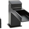 Pfister RT6-5DFB Kenzo 2-Handle Complete Roman Tub Trim, Black