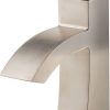 Pfister LG49DF0K Kenzo 2-Handle 8″ Widespread Waterfall Bathroom Faucet in Brushed Nickel, Water-Efficient Model 3