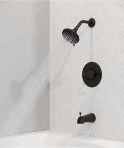 Pfister LG89-8WF Winfield Tub and Shower Trim Package with 1.8 GPM Multi Function Shower Head, Quick Connect Diverter Tub Spout, and Pforever Seal Technology – Polished Chrome 2