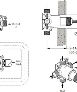Pfister Shared 6-Way Diverter Valve 2