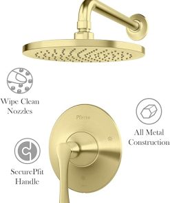 Pfister LG89-7RHBG Rhen 1-Handle Shower Only Trim, Brushed Gold 2
