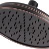 Pfister Square Raincan Shower Head (Arm & Flange Not Included), Single Function, 7-Inch, Tuscan Bronze Finish, 973228Y 4