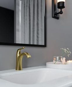 Pfister Willa Bathroom Sink Faucet, Single Control, 1-Handle, Single Hole, Brushed Gold Finish, LF042MALBG 2