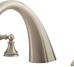 Price Pfister RT6-E0XK Catalina Roman Tub Trim, Brushed Nickel (HANDLE HHL-ELBK SOLD SEPARATELY)