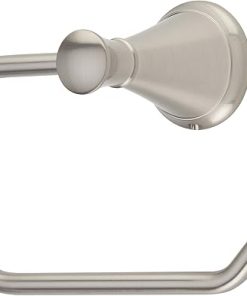 Pfister Saxton Toilet Paper Holder, Bathroom Tissue Holder, Wall-Mounted, Screw-In, Brushed Nickel Finish, BPHGL1K