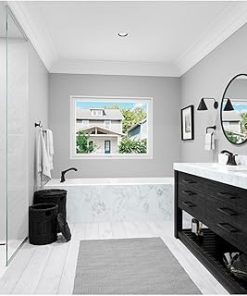 Pfister LG48-WD0 Woodbury 1.2 GPM Centerset Bathroom Faucet with TiteSeal Mounting and Spot Defense Technologies – Includes Push & Seal Drain Assembly – Polished Chrome 2