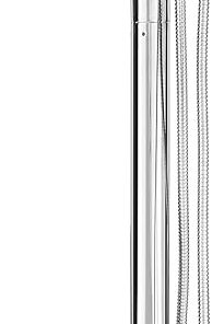 Pfister RT6-1MFC Modern Single Hole Free-Standing Tub Filler with Hand Shower 2.0 gpm Polished Chrome 2