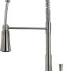 Pfister GT529-PFM Pfirst Modern 1.8 GPM Single Hole Kitchen Faucet – Brushed Gold 4