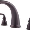 Pfister Avalon 2-Handle Roman Tub Trim, less Hub & Handles, Tuscan Bronze