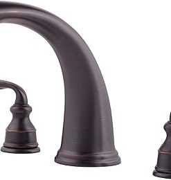 Pfister Avalon 2-Handle Roman Tub Trim, less Hub & Handles, Tuscan Bronze