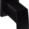Pfister Kenzo Diverter Trim, Valve Not Included, 1-Handle, Mounting Hardware Included, Metal, Matte Black Finish, 016DF0B