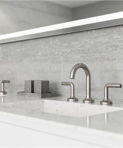 Pfister Zeelan Bathroom Sink Faucet, 8-Inch Widespread, 2-Handle, 3-Hole, Spot Defense Brushed Nickel Finish, LF049ZLGS 2