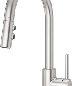 Pfister Stellen Touchless Kitchen Faucet with Pull Down Sprayer, Single Handle, High Arc, Stainless Steel Finish, LG529ESAS
