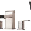 Pfister LG64DFK Kenzo 2-Handle Complete Roman Tub Trim with Handheld Shower, Brushed Nickel
