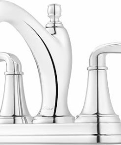 Pfister Northcott Bathroom Sink Faucet, 4-Inch Centerset, 2-Handle, 3-Hole, Polished Chrome Finish, LG48MG0C