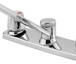 Pfister Pfirst Series 2-Handle Kitchen Faucet, Polished Chrome