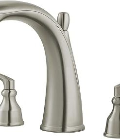 Pfister RT65-CB1K Avalon Roman Tub Trim In Brushed Nickel, 3-Hole