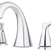 Pfister LG1496000 Pfirst Series 2-Handle 8 Inch Widespread Bathroom Faucet in Polished Chrome, Water-Efficient Model 3