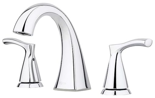 Pfister LF-049-MCCC Masey Polished Chrome 2-Handle Widespread Bathroom Faucet