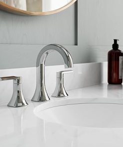 Pfister Vaneri Bathroom Sink Faucet, 8-Inch Widespread, 2-Handle, 3-Hole, Polished Chrome Finish, LF049VRICC 2