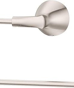 Pfister Willa Towel Ring, Hand Towel Holder for Bathroom, Wall-Mounted, Screw-In, Brushed Nickel Finish, BRBWLL0K