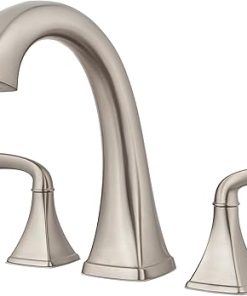 Pfister Bronson Roman Bathtub Faucet (Valve Sold Separately), 2-Handle, 3-Hole, Brushed Nickel Finish, RT65BSK