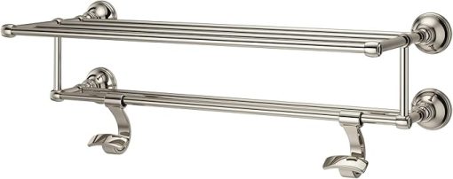 Pfister BTR-TB2 Tisbury 24" Towel Rack, Polished Nickel - Image 2