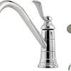 Pfister Venturi Bathroom Sink Faucet, Single Handle, Single Hole or 3-Hole, Matte Black Finish, LF042VNBB 4