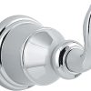 Pfister Saxton Double Hook Bathroom Towel Hook, Wall-Mounted, Screw-In, Polished Chrome Finish, BRHGL1C 3