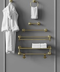 Pfister Tisbury Towel Ring – Brushed Gold 2
