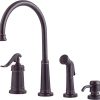 Pfister FWKP701B Shelton 1-Handle Pull-Out Kitchen Faucet with Soap Dispenser, Matte Black 3