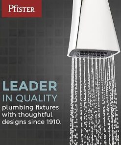 Pfister Weller Bathroom Sink Faucet, 8-Inch Widespread, 2-Handle, 3-Hole, Brushed Nickel Finish, LG49WR0K 2