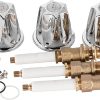 Pfister Capistrano Tub & Shower Trim Kit, Valve and Cartridge Included, 1-Handle, Brushed Gold Finish, 8P8WS2CSOSBG 4
