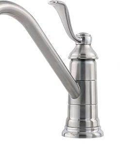 Pfister LG34-4PS0 Portland 1-Handle Kitchen Faucet with Side Spray in Stainless Steel, 1.8gpm