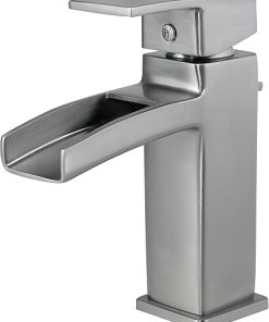 Pfister GT42DF0K Kenzo Single Control Waterfall 4 Inch Centerset Bathroom Faucet in Brushed Nickel