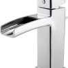 Pfister GT42DF0C Kenzo Single Control Waterfall 4 Inch Centerset Bathroom Faucet in Polished Chrome