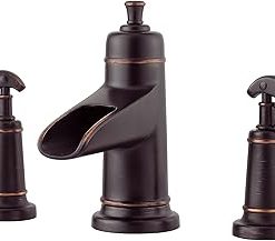 Pfister LG49YP1Y Ashfield 2-Handle 8" Widespread Bathroom Faucet in Tuscan Bronze, Water-Efficient Model