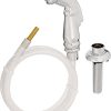 Pfister Wray Kitchen Faucet with Pull Down Sprayer and Soap Dispenser, Single Handle, High Arc, Spot Defense Stainless Steel Finish, F5297WRYGS 4