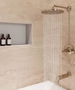 Pfister LG89-8TNT Tenet Tub and Shower Trim Package with 1.8 GPM Single Function Shower Head – Polished Nickel 2