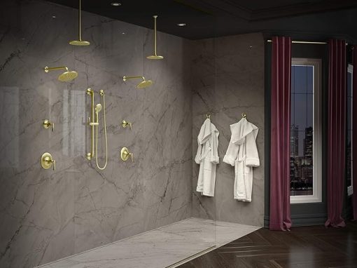 Pfister LG89-8RHBG Rhen 1-Handle Tub & Shower Trim, Brushed Gold - Image 2