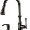 Pfister G1271000 Pfirst Series 2-Handle Wallmount Kitchen Faucet, Polished Chrome, 1.5 GALLON PER MINUTE 4