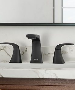Pfister Karci Bathroom Sink Faucet, 8-Inch Widespread, 2-Handle, 3-Hole, Matte Black Finish, LF049KABB 2