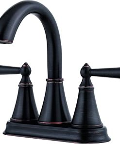 Price Pfister LG48-GL0Y Pfister Saxton 2-Handle 4 inch Centerset Bathroom Faucet In Tuscan Bronze, 1.2Gpm,